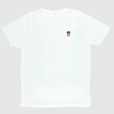 Polychrome Universe | Organic White T-shirt