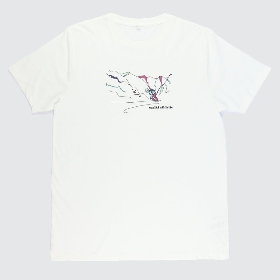 Ski Athletic | White Organic Cotton T-Shirt