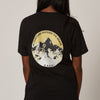 Women's Climber Black Organic Cotton T-Shirt
