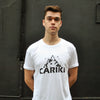 White Bamboo Men's T-shirt | Cariki Mountain - Cariki Bamboo Clothing