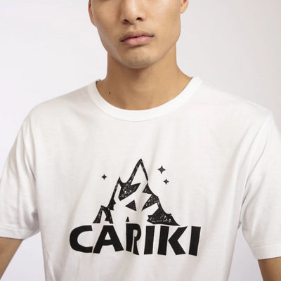 White Bamboo Men's T-shirt | Cariki Mountain