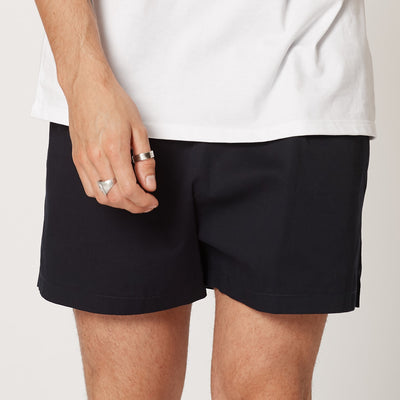 Mens Navy Organic Cotton Shorts
