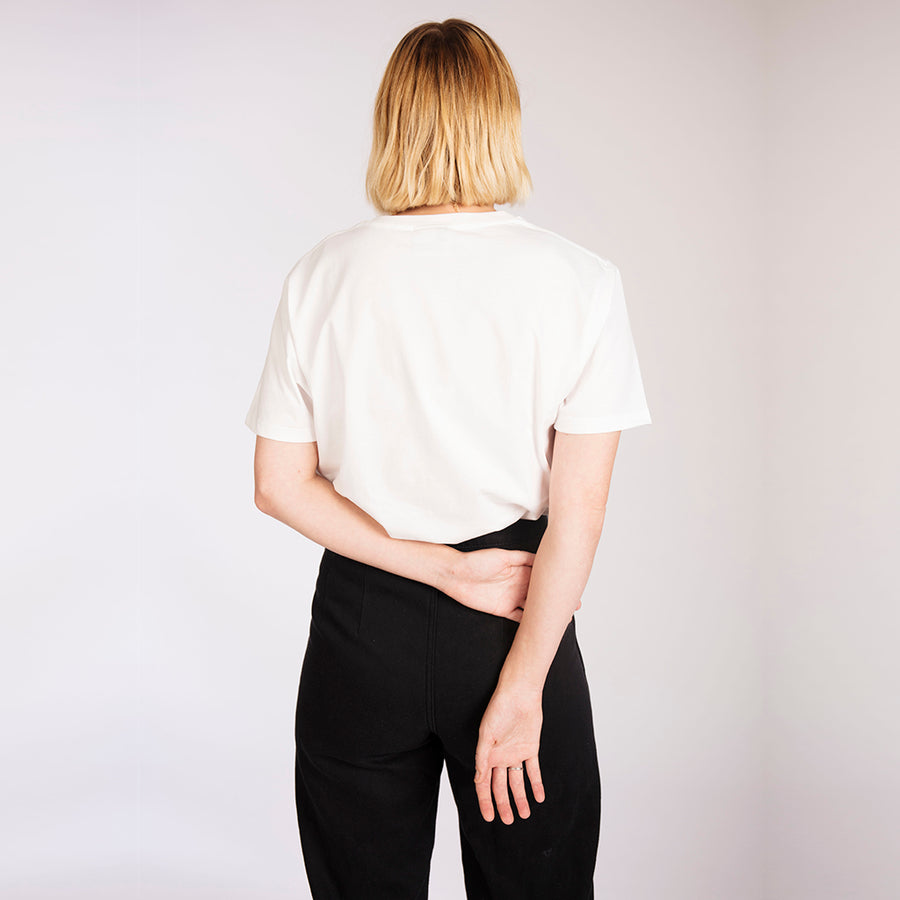 Women’s Plain White Organic Cotton T-Shirt