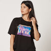 Women's Mushroom Black Organic T-Shirt
