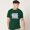 Mens Mushroom Green Organic T-Shirt