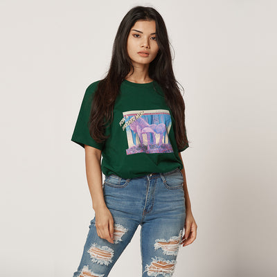 For A Fresher Mind - Womens Green Organic T-Shirt