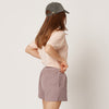 Womens Lilac Organic Cotton Shorts